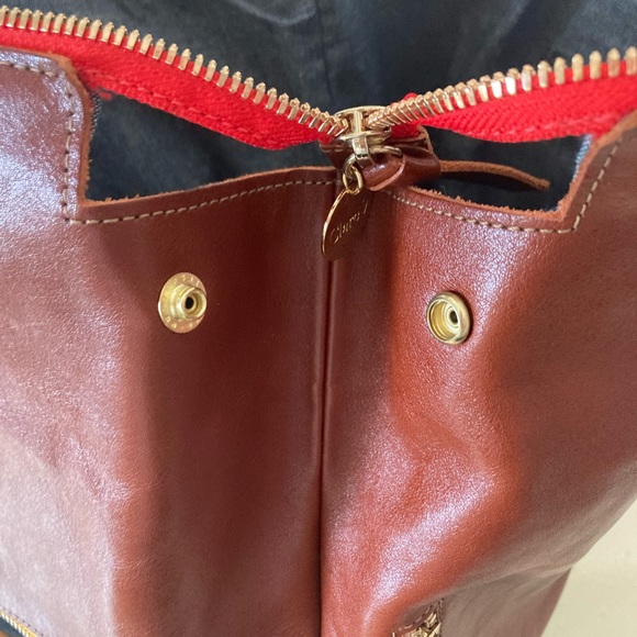 CLARE V Remi backpack. Sold out everywhere! EUC. Mahogany Rustic. Retail $535. - Picture 10 of 15